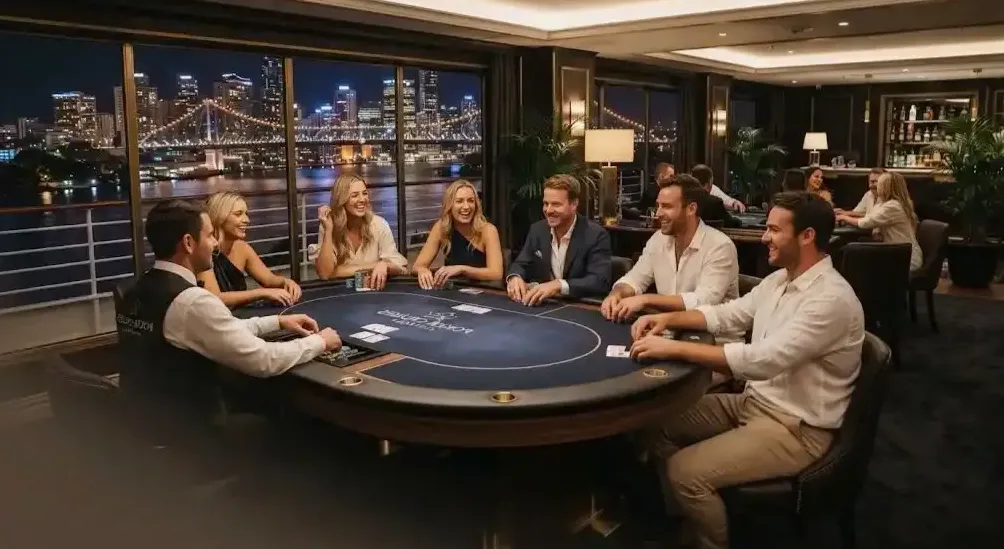Cocktail bar on the promenade deck