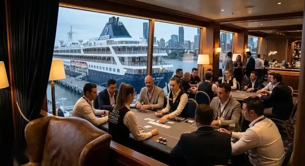Corporate event at sea