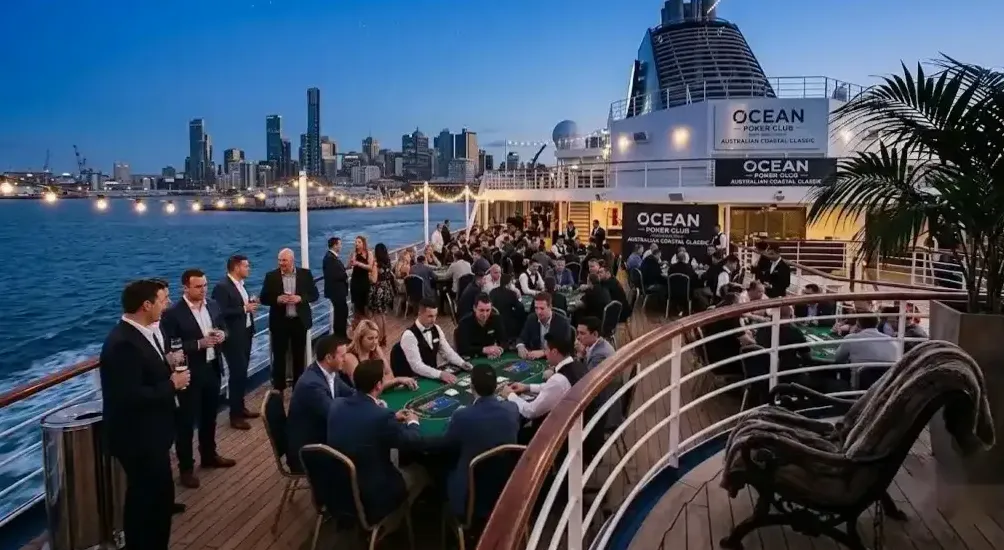 The Southern Seas Events crew on deck