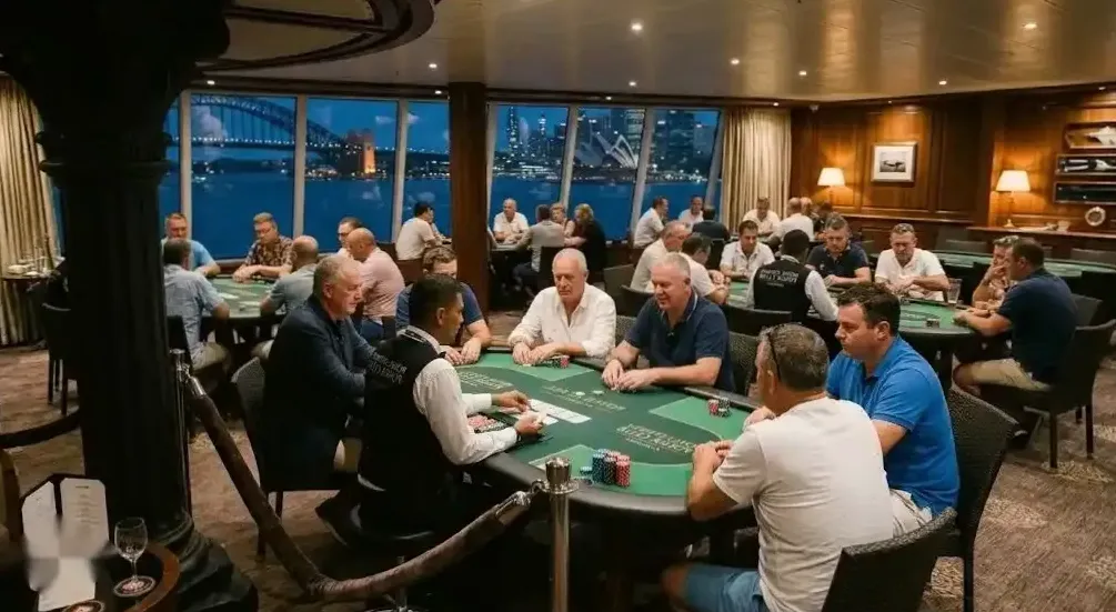 Dealer crew at work